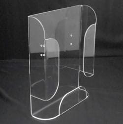 CNC Routing and Heat Bending of an Acrylic Brochure Display